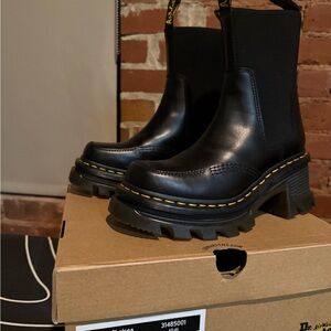 Dr. Martens Black Platform Boots
